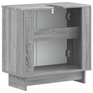 Ντουλάπα Νιπτήρα Mπάνιου EDE Γκρι Sonoma 59,5 x 31,5 x 59 εκ. - Pakobazaar