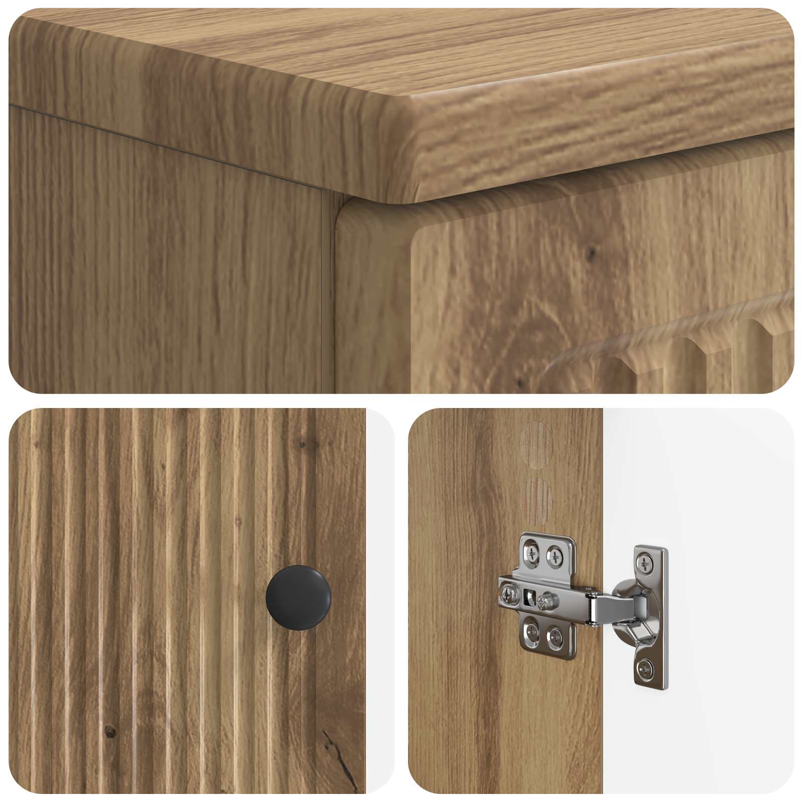 Ντουλάπα Νιπτήρα Mπάνιου EDE Artisan Δρυς 59,5 x 31,5 x 59 εκ. - Pakobazaar