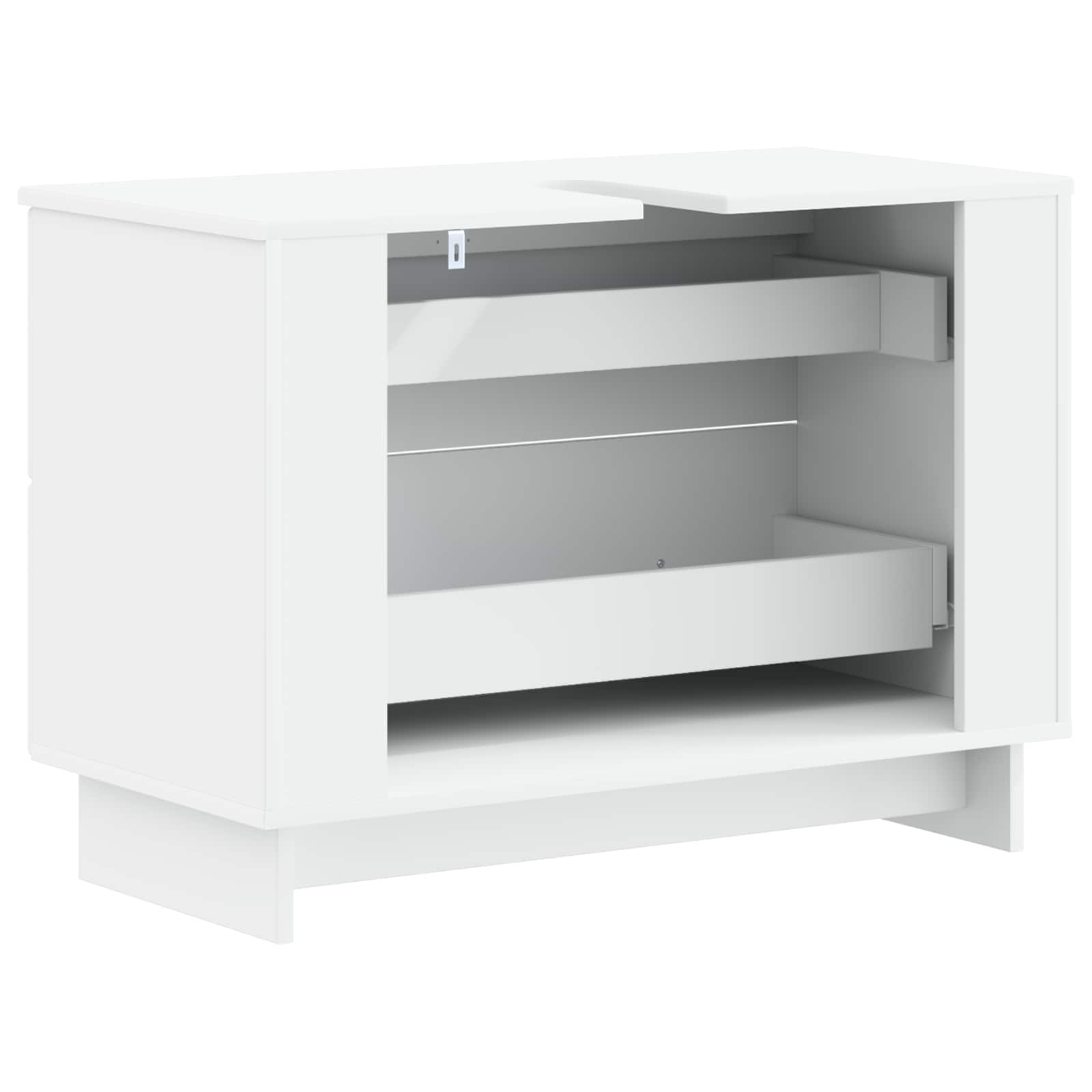 Ντουλάπα Νιπτήρα Mπάνιου EDE Λευκό 82 x 41 x 59 εκ - Pakobazaar