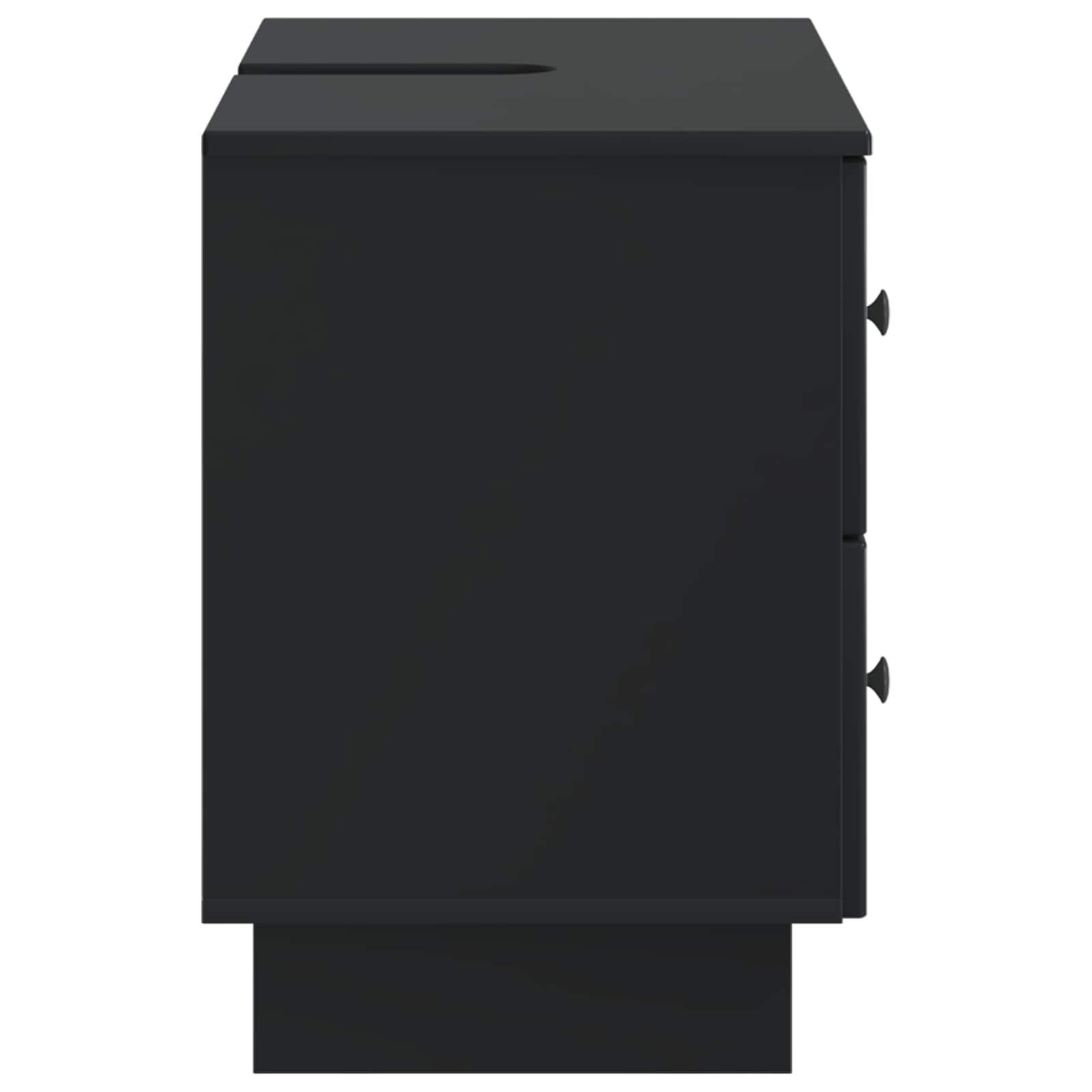 Ντουλάπα Νιπτήρα Mπάνιου EDE Μαύρο 82 x 41 x 59 εκ - Pakobazaar
