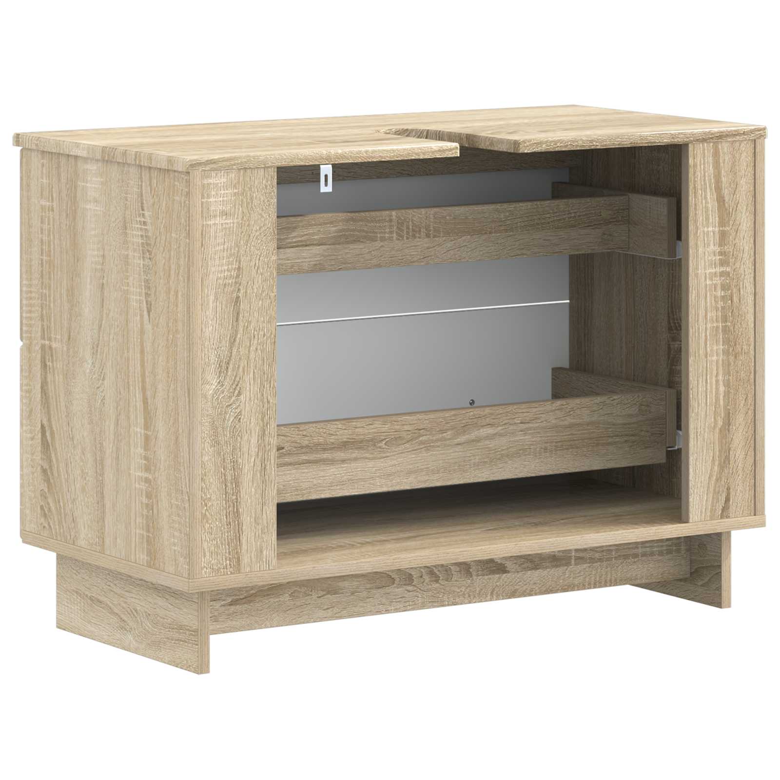 Ντουλάπα Νιπτήρα Mπάνιου EDE Sonoma Δρυς 82 x 41 x 59 εκ - Pakobazaar