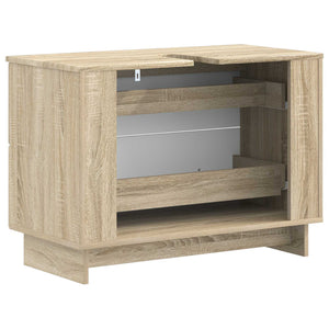 Ντουλάπα Νιπτήρα Mπάνιου EDE Sonoma Δρυς 82 x 41 x 59 εκ - Pakobazaar
