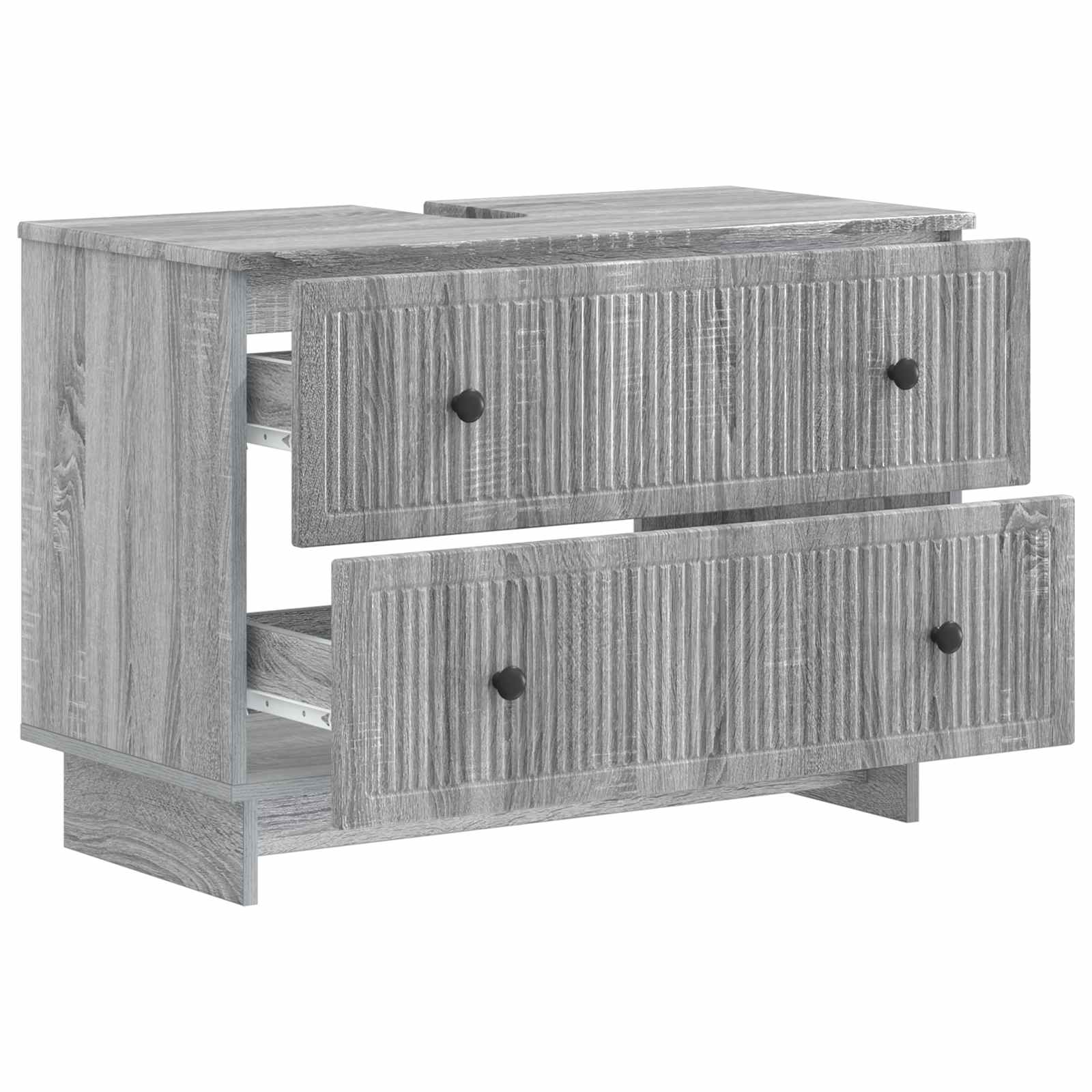 Ντουλάπα Νιπτήρα Mπάνιου EDE Γκρι Sonoma 82 x 41 x 59 εκ - Pakobazaar