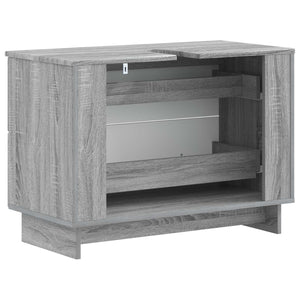 Ντουλάπα Νιπτήρα Mπάνιου EDE Γκρι Sonoma 82 x 41 x 59 εκ - Pakobazaar