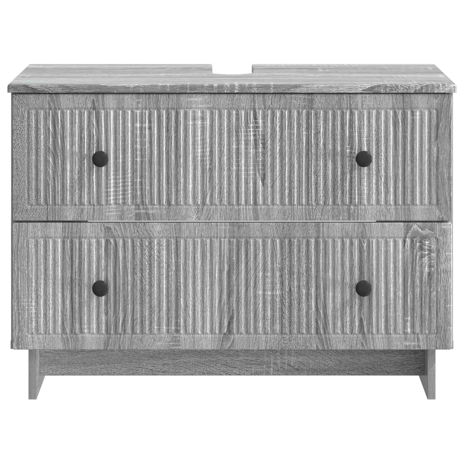 Ντουλάπα Νιπτήρα Mπάνιου EDE Γκρι Sonoma 82 x 41 x 59 εκ - Pakobazaar