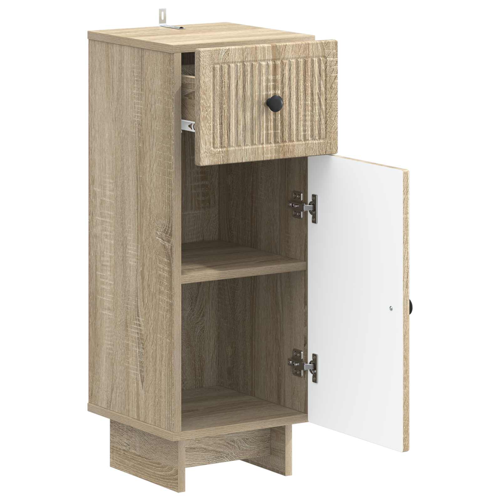 Ντουλάπι Αποθήκευσης Μπάνιου EDE Sonoma Δρυς 30 x 31 x 80 εκ. - Pakobazaar