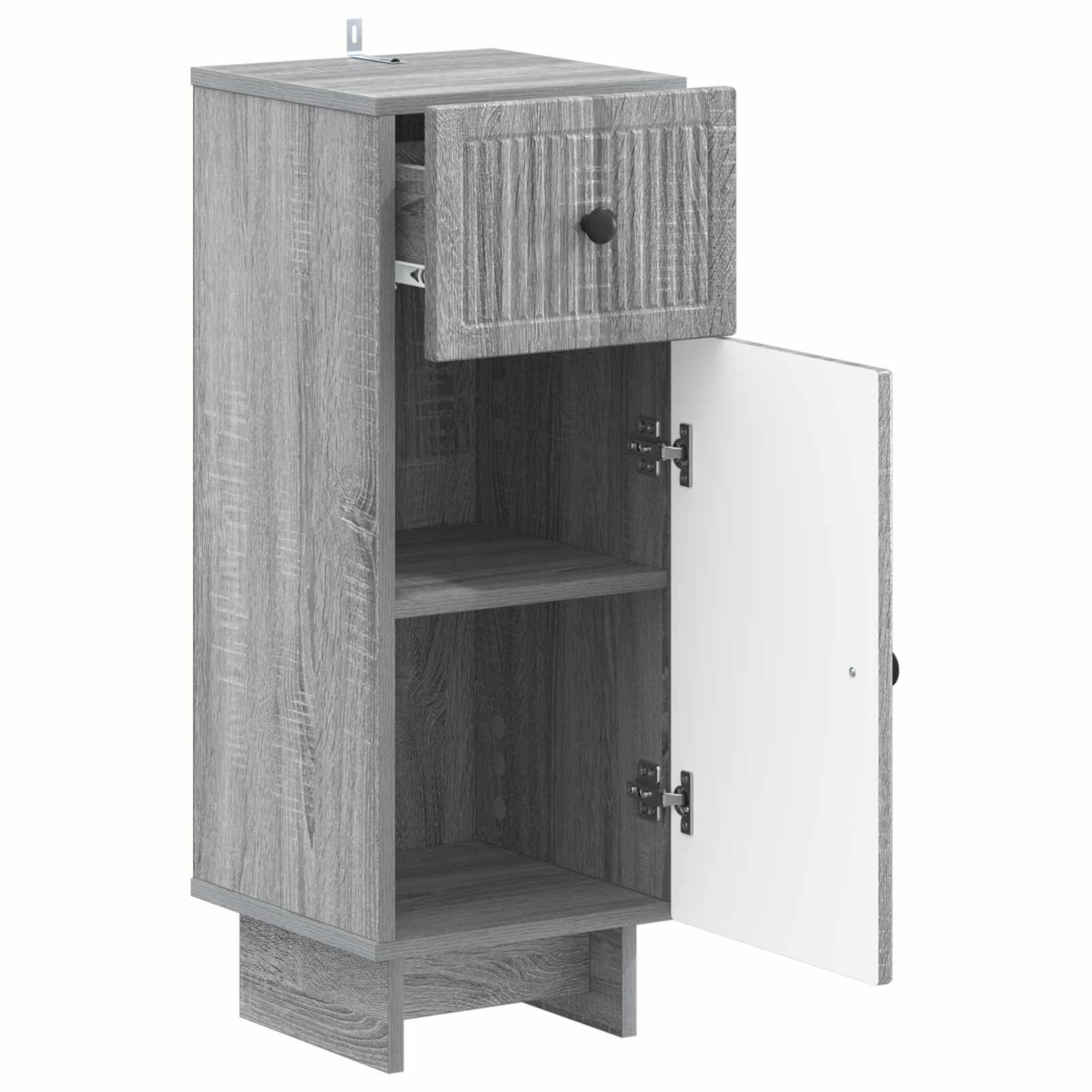 Ντουλάπι Αποθήκευσης Μπάνιου EDE Γκρι Sonoma 30 x 31 x 80 εκ. - Pakobazaar
