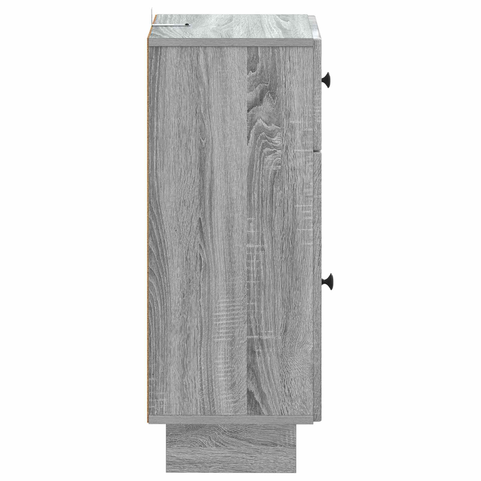 Ντουλάπι Αποθήκευσης Μπάνιου EDE Γκρι Sonoma 30 x 31 x 80 εκ. - Pakobazaar