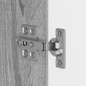 Ντουλάπι Αποθήκευσης Μπάνιου EDE Γκρι Sonoma 59,5 x 31 x 80 εκ - Pakobazaar