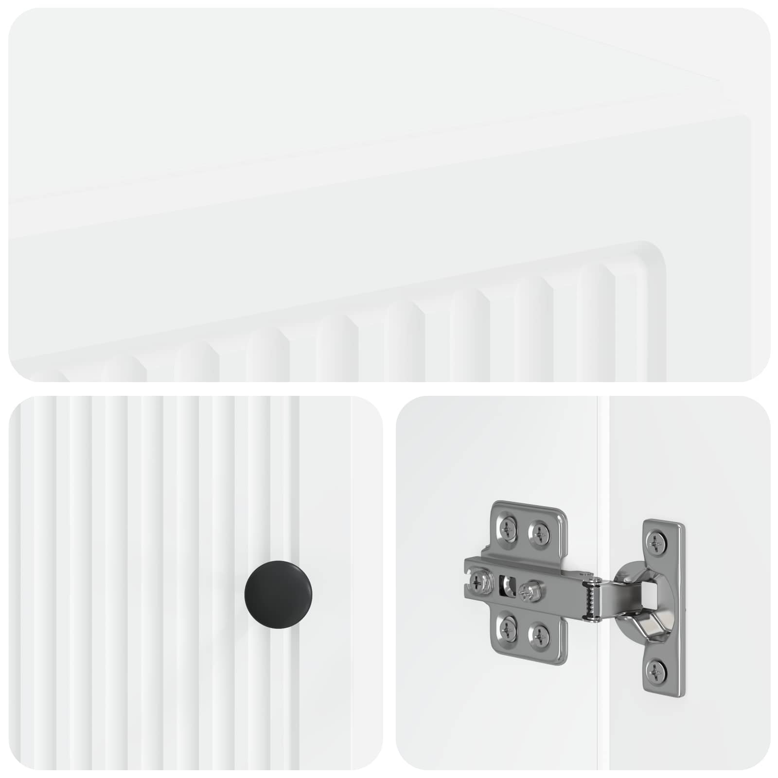Ντουλάπα τουαλέτας EDE Λευκό 66 x 25,5 x 190 εκ. - Pakobazaar