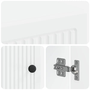 Ντουλάπα τουαλέτας EDE Λευκό 66 x 25,5 x 190 εκ. - Pakobazaar