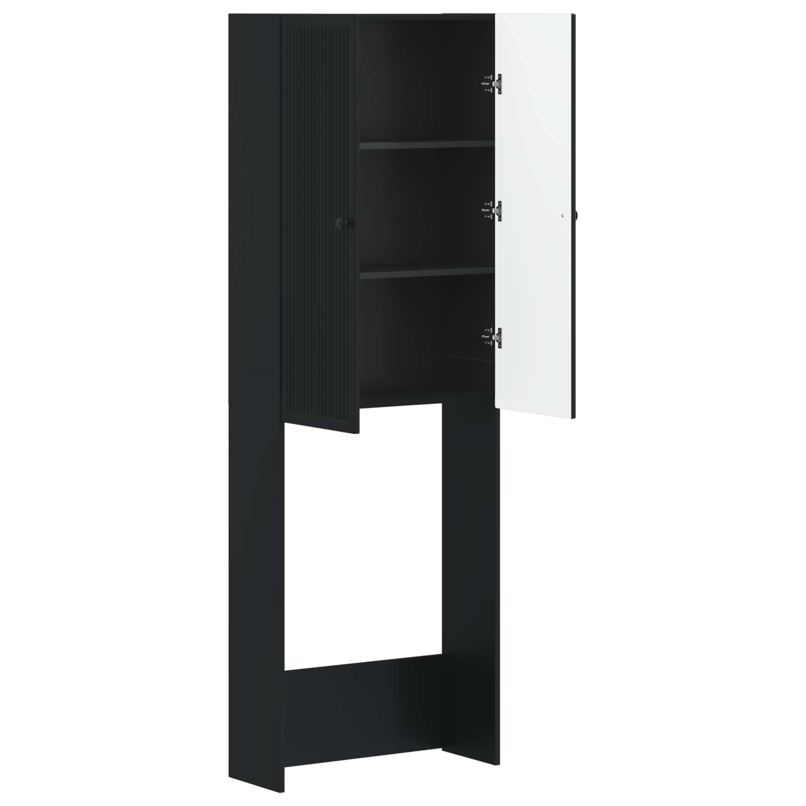 Ντουλάπα τουαλέτας EDE Μαύρο 66 x 25,5 x 190 εκ. - Pakobazaar