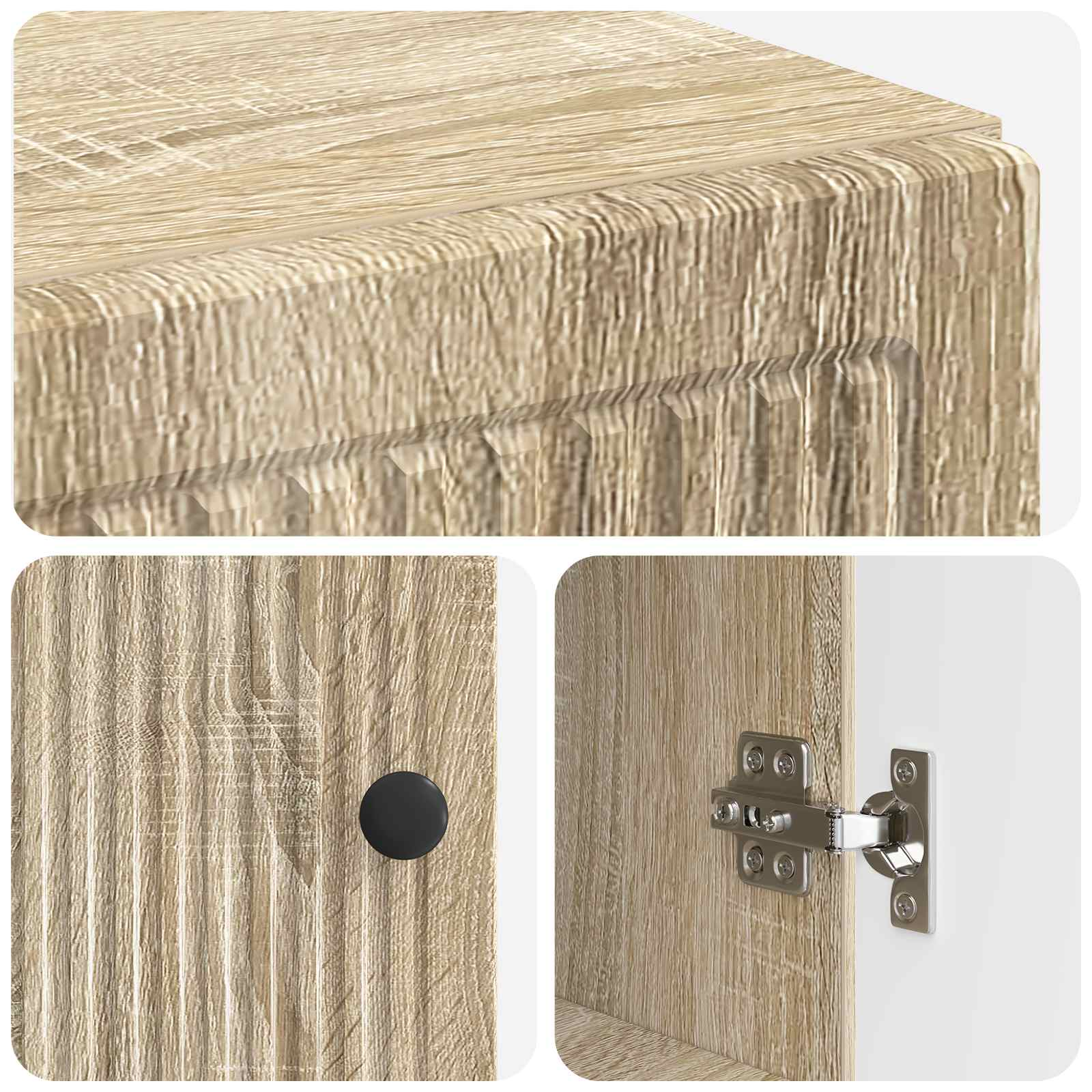 Ντουλάπα τουαλέτας EDE Sonoma Δρυς 66 x 25,5 x 190 εκ. - Pakobazaar