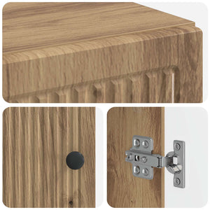 Ντουλάπα τουαλέτας EDE Artisan Δρυς 66 x 25,5 x 190 εκ. - Pakobazaar
