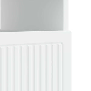 Ντουλάπα LED Τηλεόρασης Λευκό Επεξεργασμένο Ξύλο - Pakobazaar