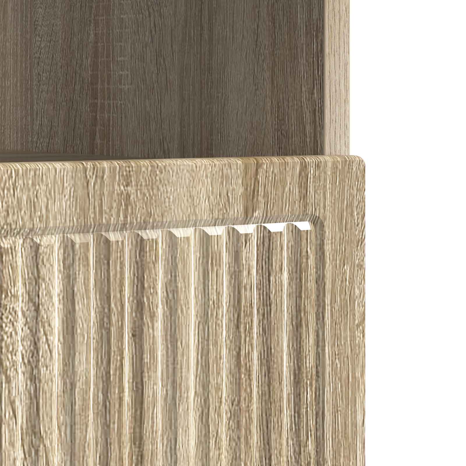 Ντουλάπα LED Τηλεόρασης Sonoma Δρυς Επεξεργασμένο Ξύλο - Pakobazaar