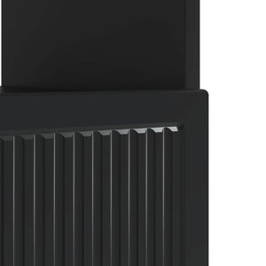Ντουλάπα LED Τηλεόρασης Μαύρο Επεξεργασμένο Ξύλο - Pakobazaar