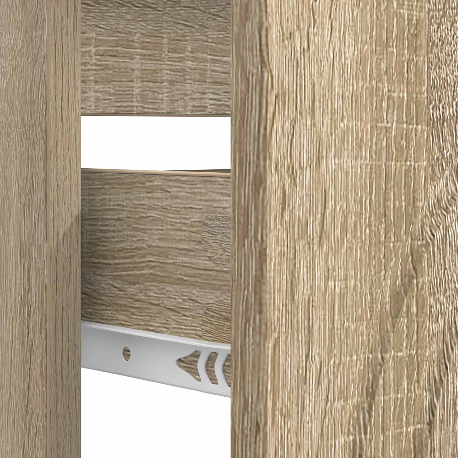 Ντουλάπα Νιπτήρα Mπάνιου ALKMAAR Sonoma Δρυς 82 x 41 x 59 εκ - Pakobazaar