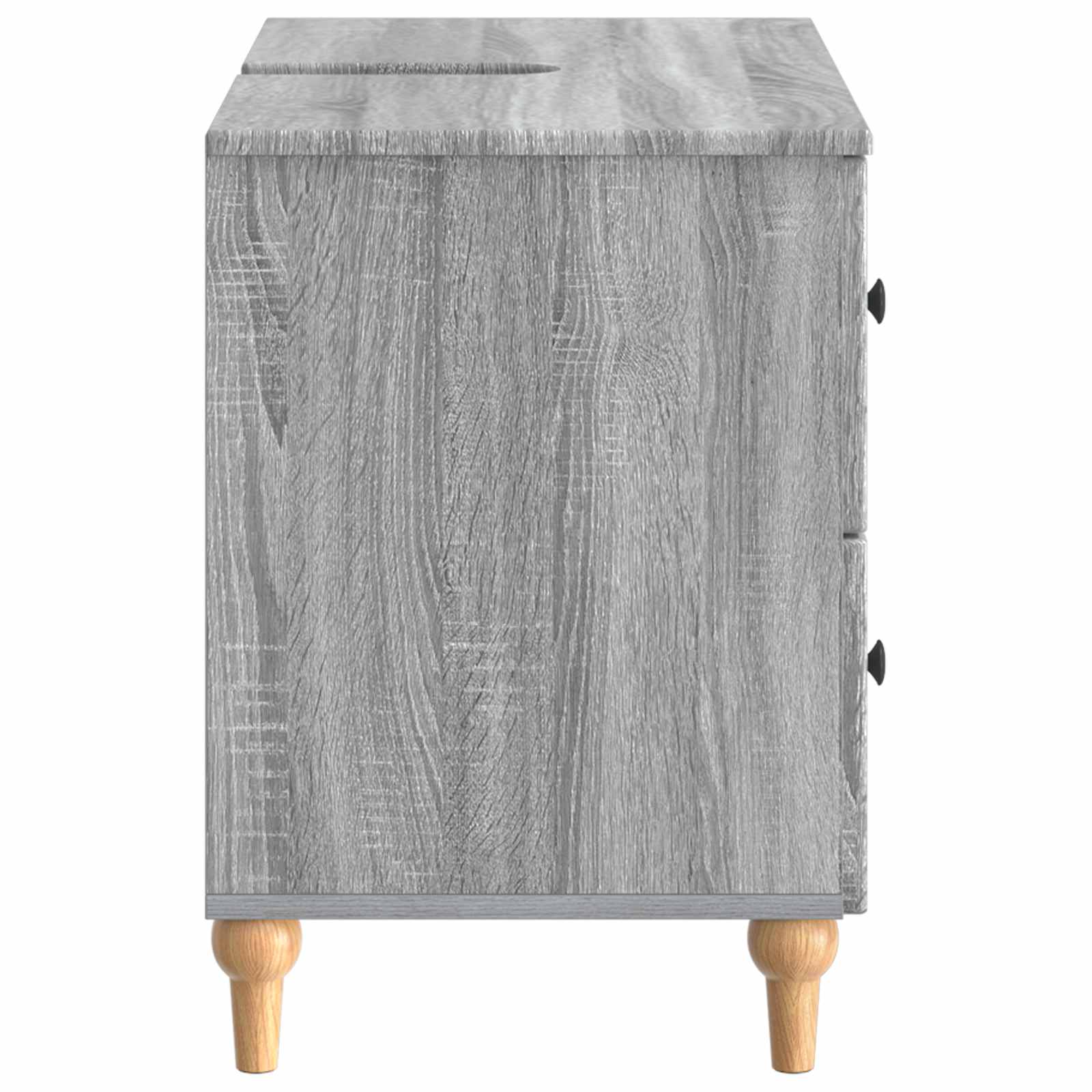 Ντουλάπα Νιπτήρα Mπάνιου ALKMAAR Γκρι Sonoma 82 x 41 x 59 εκ - Pakobazaar