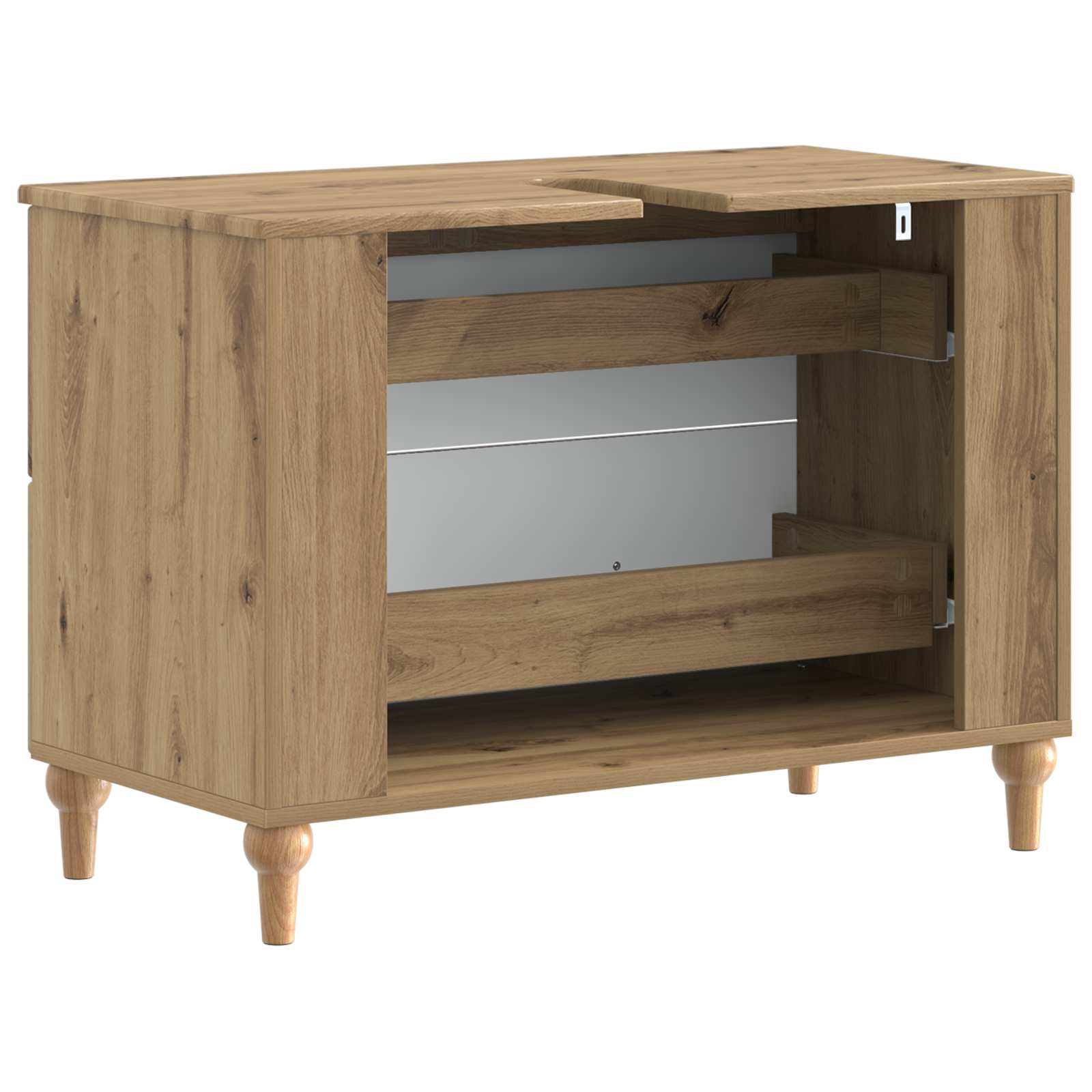 Ντουλάπα Νιπτήρα Mπάνιου ALKMAAR Artisan Δρυς 82 x 41 x 59 εκ - Pakobazaar