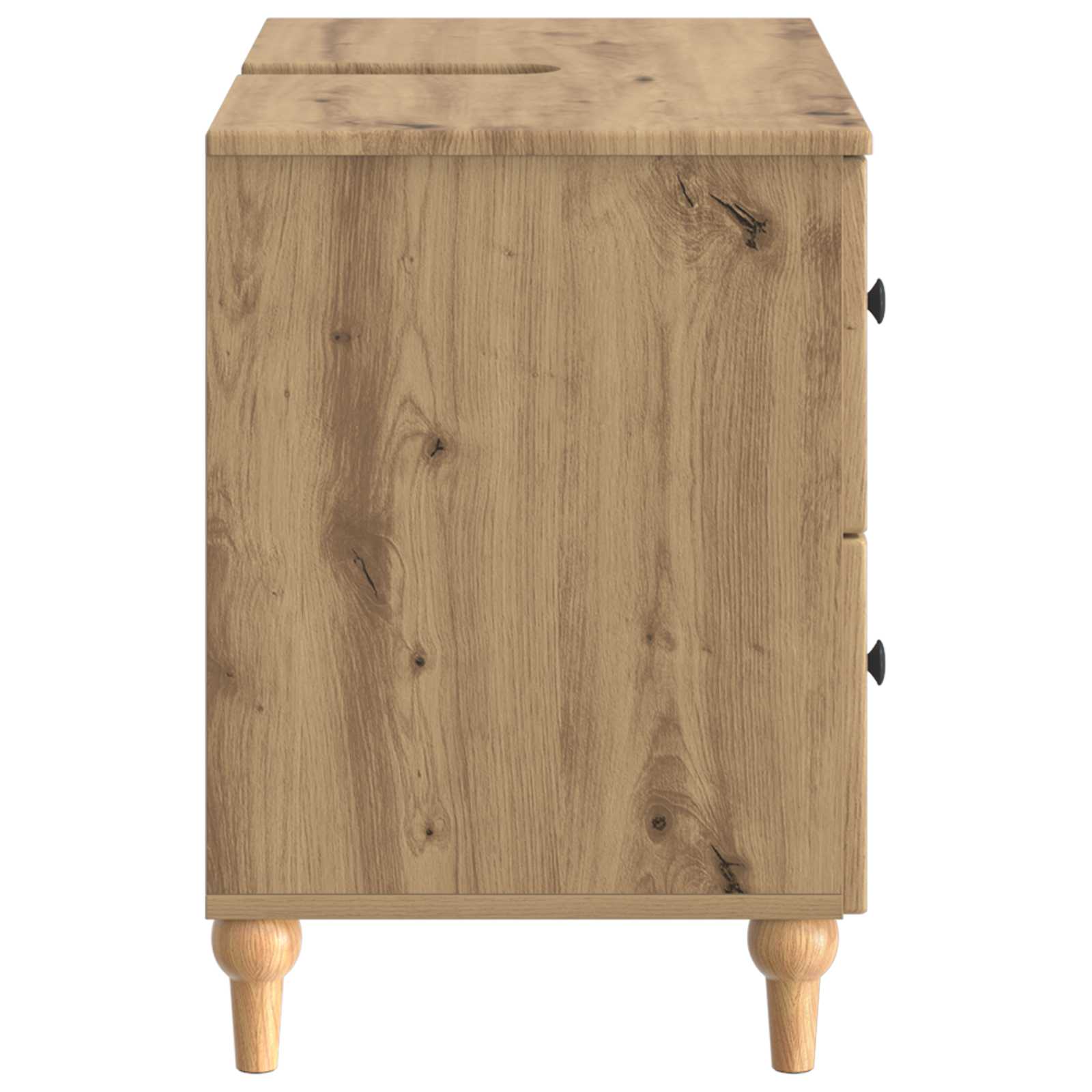 Ντουλάπα Νιπτήρα Mπάνιου ALKMAAR Artisan Δρυς 82 x 41 x 59 εκ - Pakobazaar