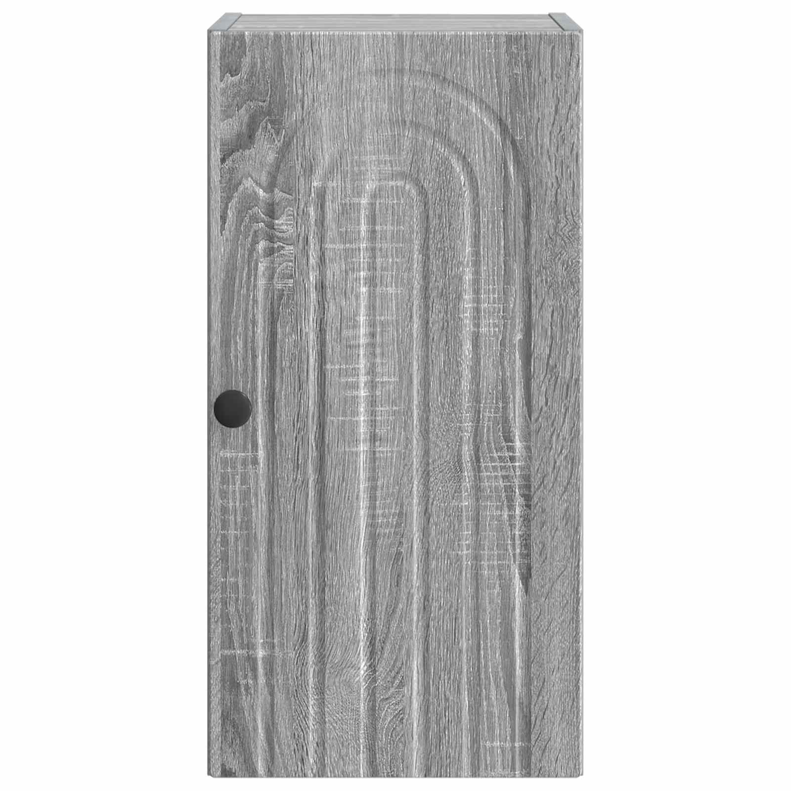 Ντουλάπα τοίχου μπάνιου ALKMAAR Γκρι Sonoma 30 x 31 x 59 εκ. - Pakobazaar