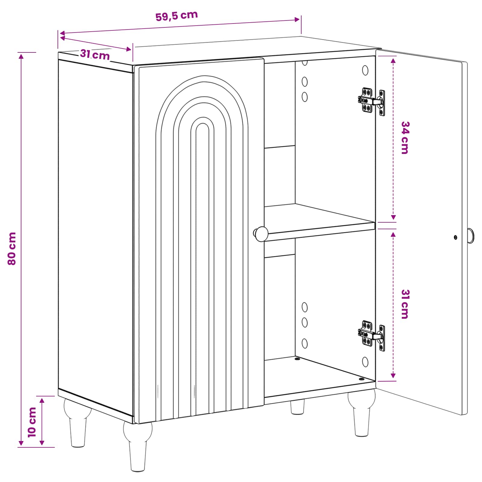 Ντουλάπι Αποθήκευσης Μπάνιου ALKMAAR Artisan Δρυς - Pakobazaar