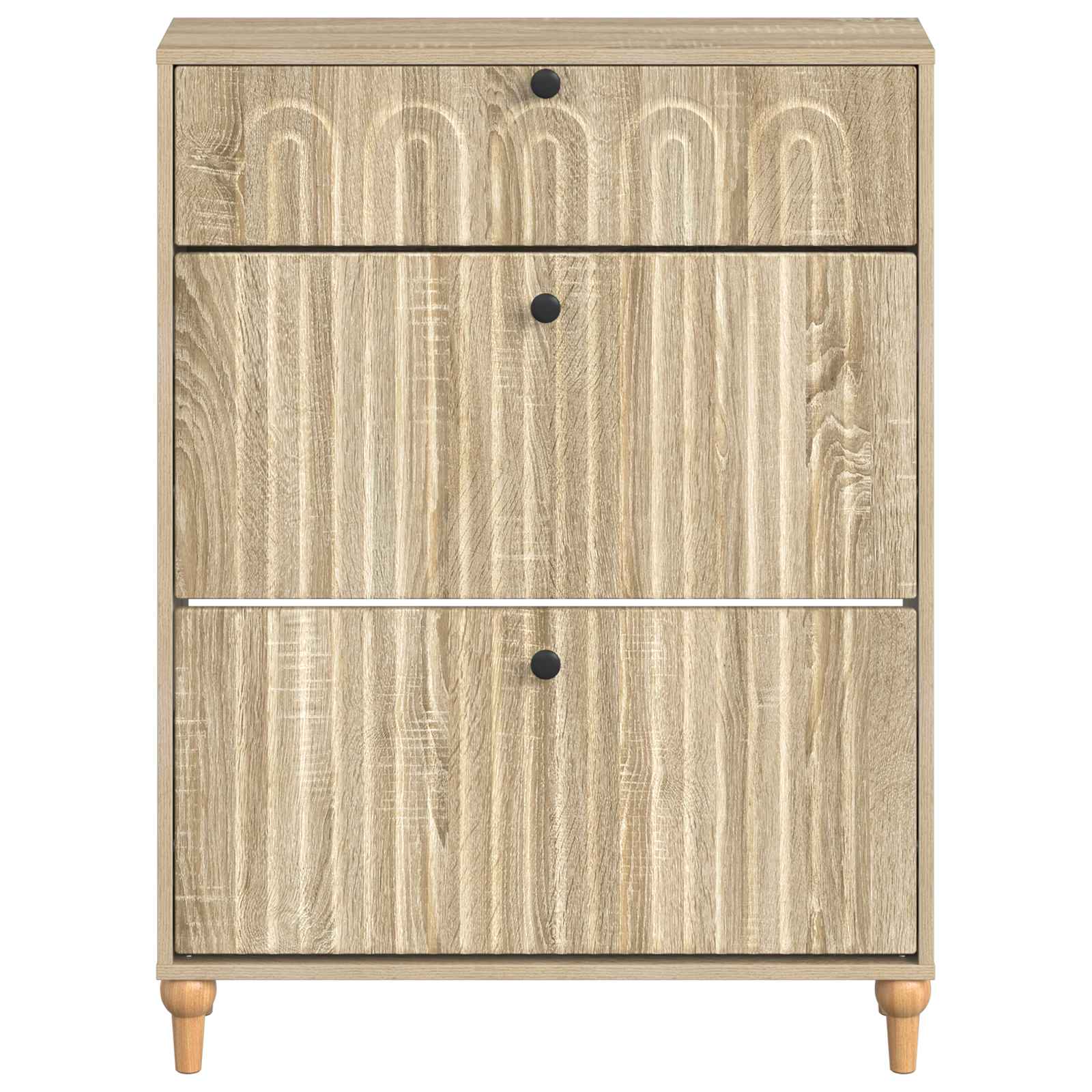 Ντουλάπα Παπουτσιών ALKMAAR 78 x 24 x 103 εκ. Sonoma Δρυς - Pakobazaar