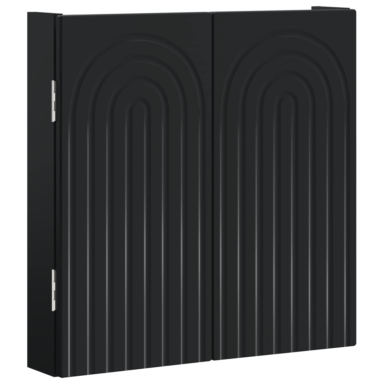Ντουλάπα Πινάκων Βελών ALKMAAR Μαύρο 52,5 x 10,5 x 53,5 εκ. - Pakobazaar