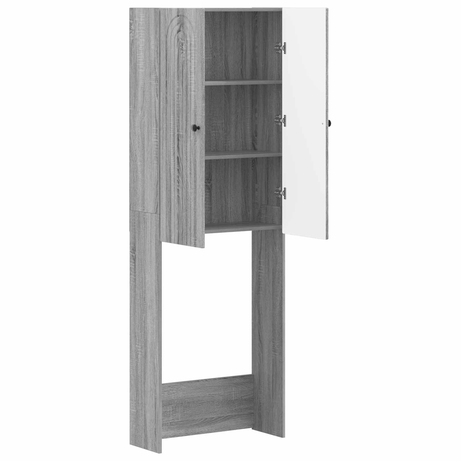 Ντουλάπα τουαλέτας ALKMAAR Γκρι Sonoma 66 x 25,5 x 190 εκ. - Pakobazaar