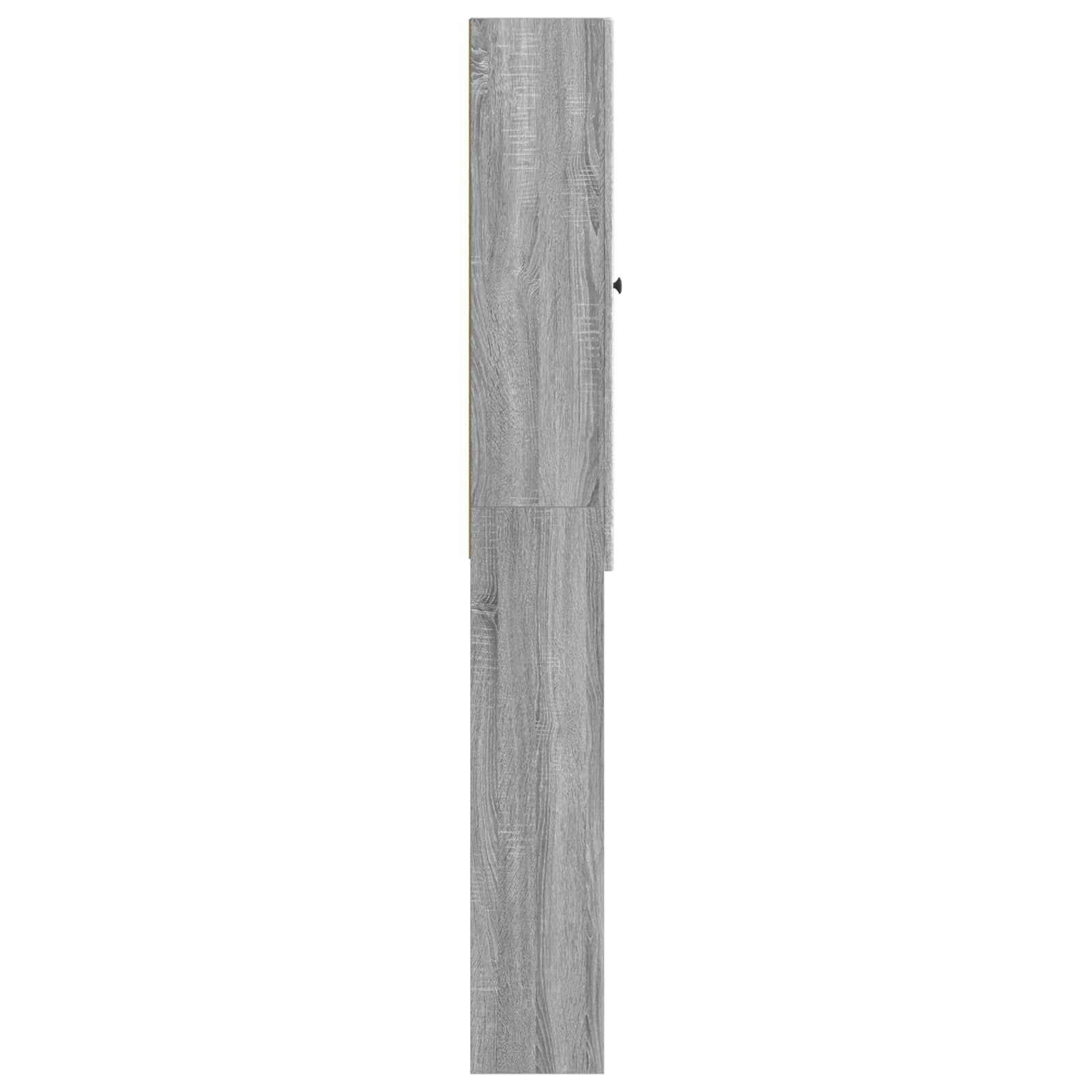 Ντουλάπα τουαλέτας ALKMAAR Γκρι Sonoma 66 x 25,5 x 190 εκ. - Pakobazaar