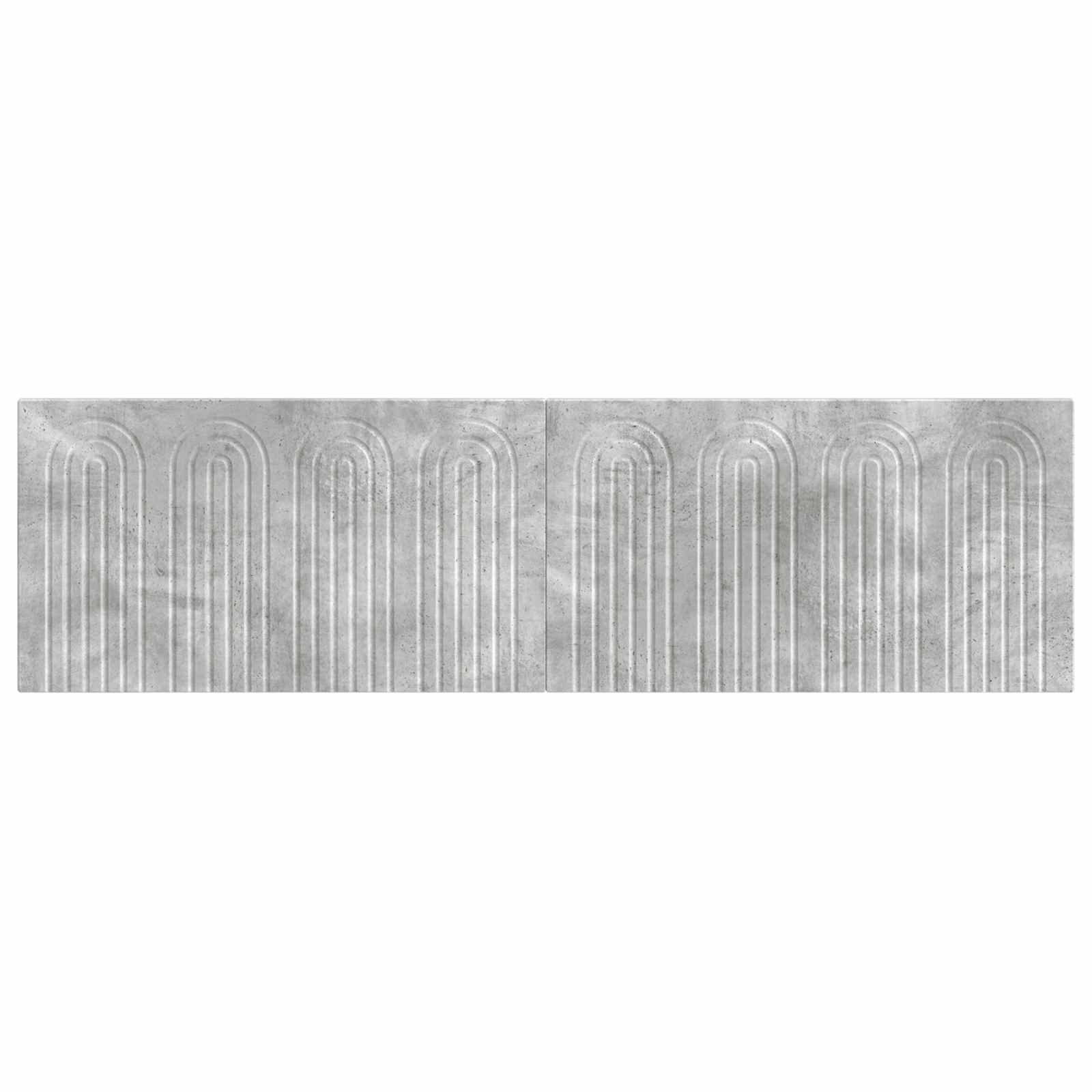 Κεφαλάρι Τοίχου ALKMAAR Γκρι Σκυροδέματος Επεξεργασμένο Ξύλο - Pakobazaar