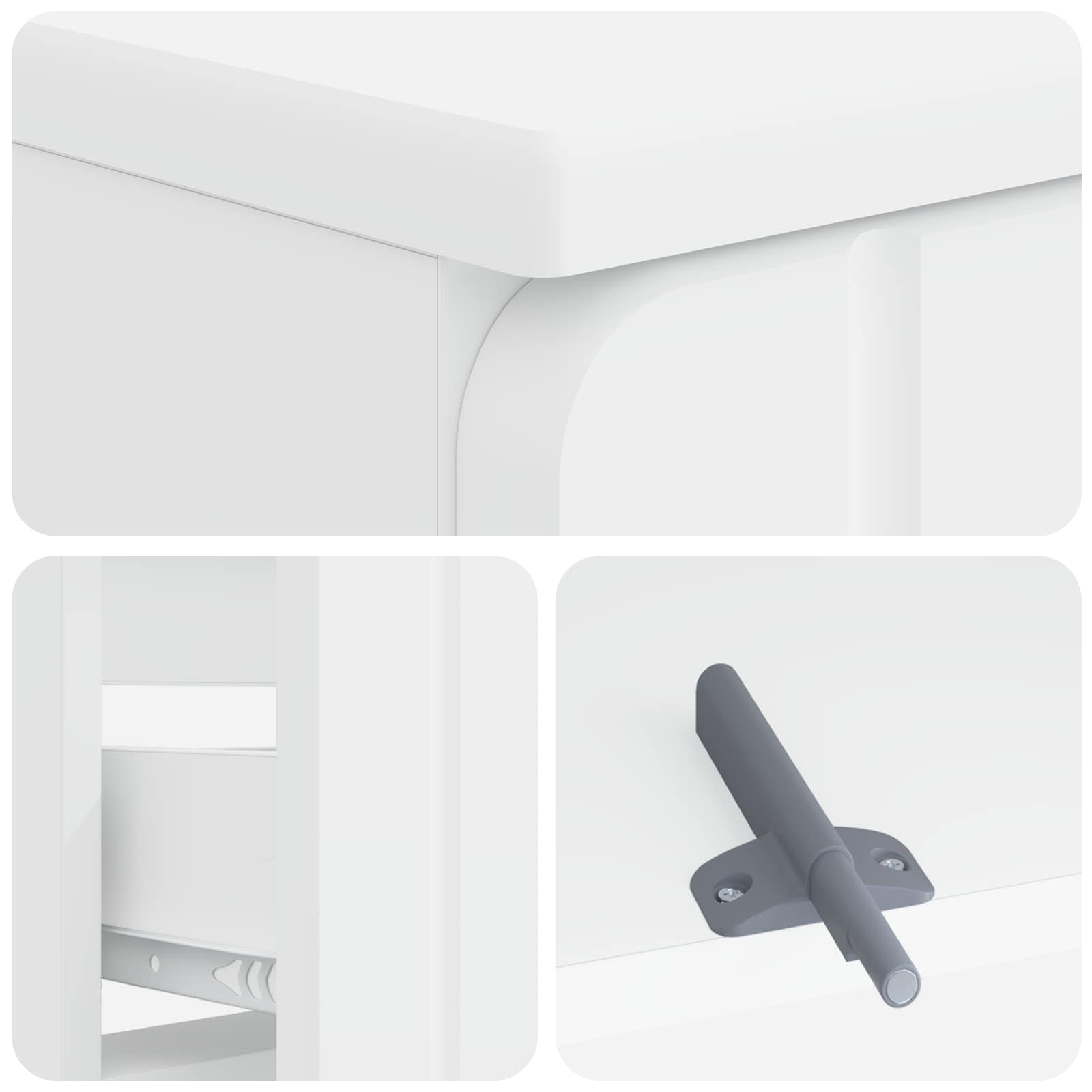 Ντουλάπα Νιπτήρα Mπάνιου ZWOLLE Λευκό 82 x 41 x 58,5 εκ - Pakobazaar