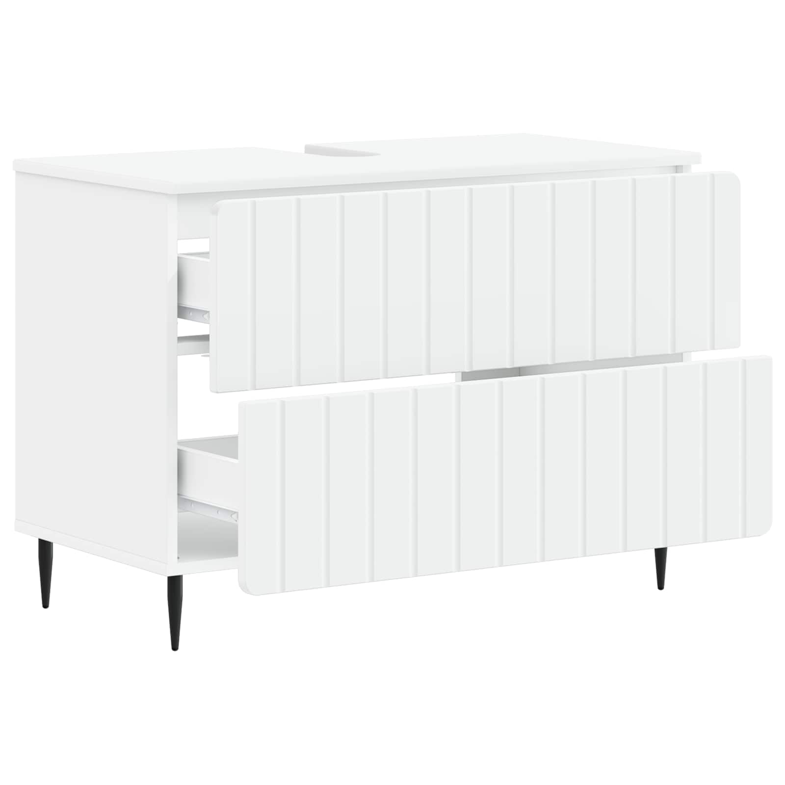 Ντουλάπα Νιπτήρα Mπάνιου ZWOLLE Λευκό 82 x 41 x 58,5 εκ - Pakobazaar