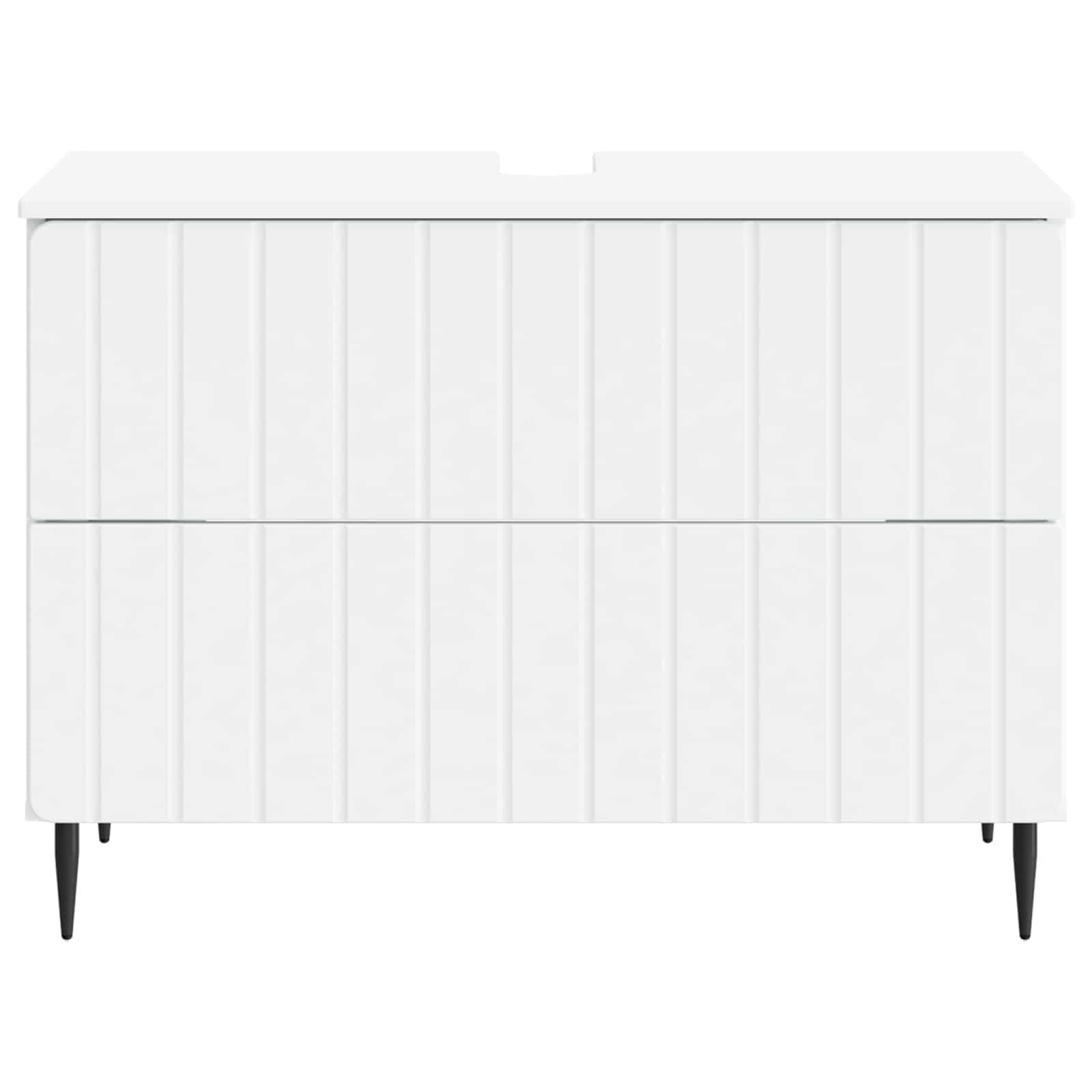 Ντουλάπα Νιπτήρα Mπάνιου ZWOLLE Λευκό 82 x 41 x 58,5 εκ - Pakobazaar
