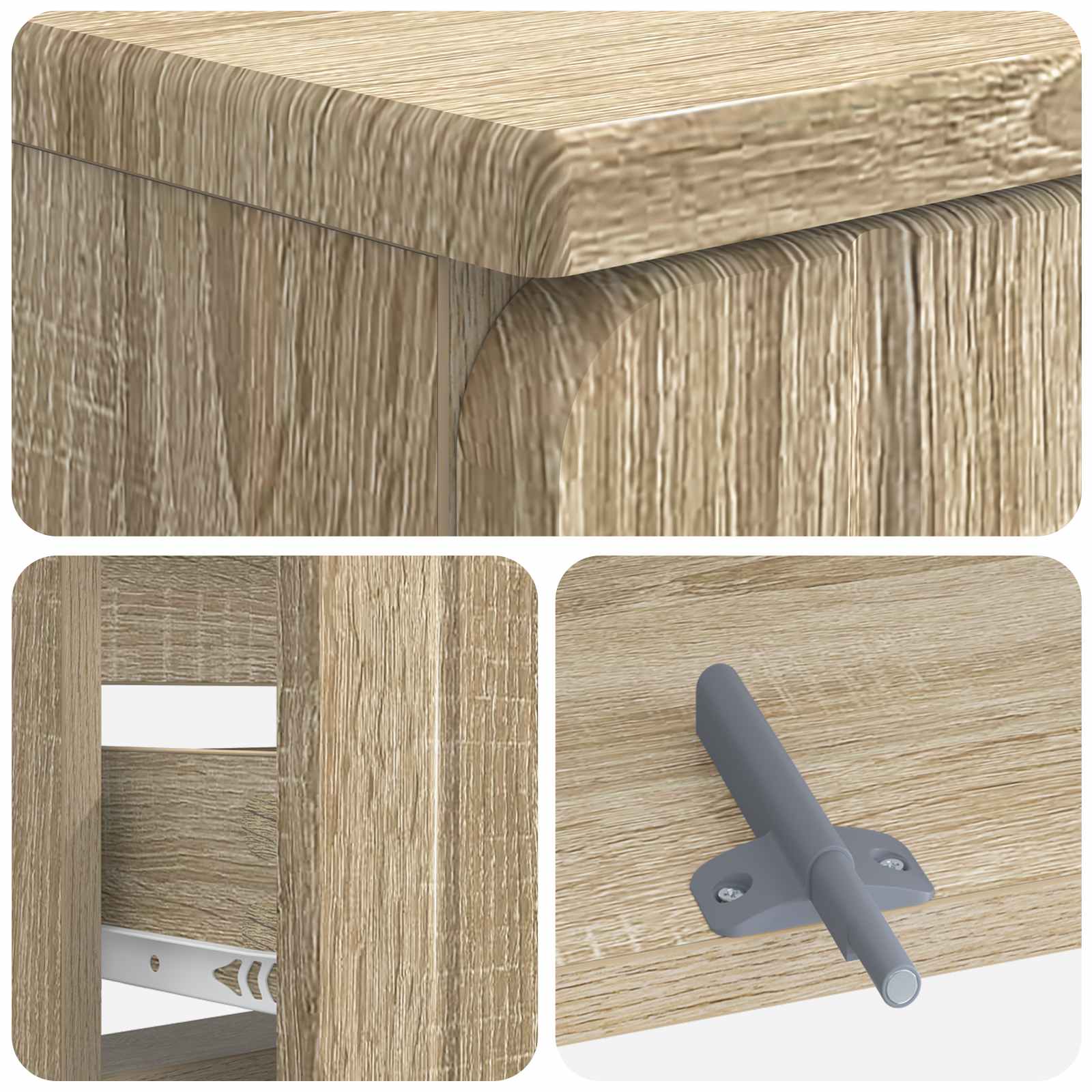 Ντουλάπα Νιπτήρα Mπάνιου ZWOLLE Sonoma Δρυς 82 x 41 x 58,5 εκ - Pakobazaar