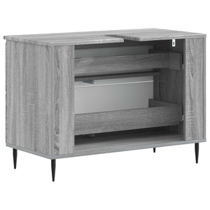 Ντουλάπα Νιπτήρα Mπάνιου ZWOLLE Γκρι Sonoma 82 x 41 x 58,5 εκ - Pakobazaar