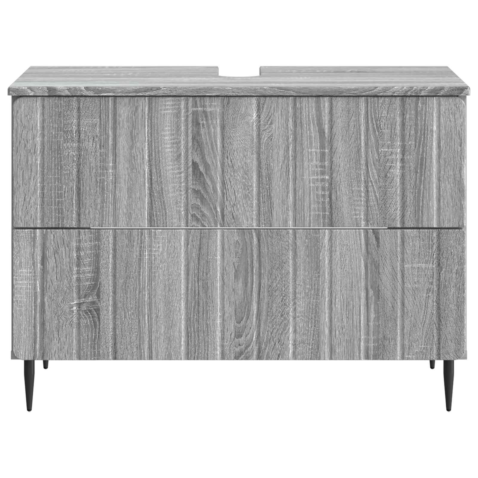 Ντουλάπα Νιπτήρα Mπάνιου ZWOLLE Γκρι Sonoma 82 x 41 x 58,5 εκ - Pakobazaar