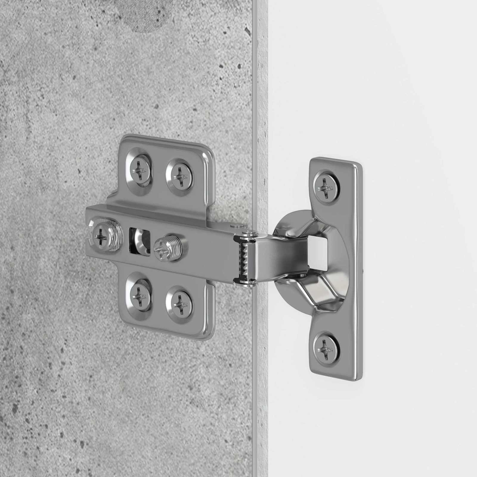 Ντουλάπι Μπάνιου με Ανοιχτό Ράφι ZWOLLE Γκρι Σκυροδέματος - Pakobazaar