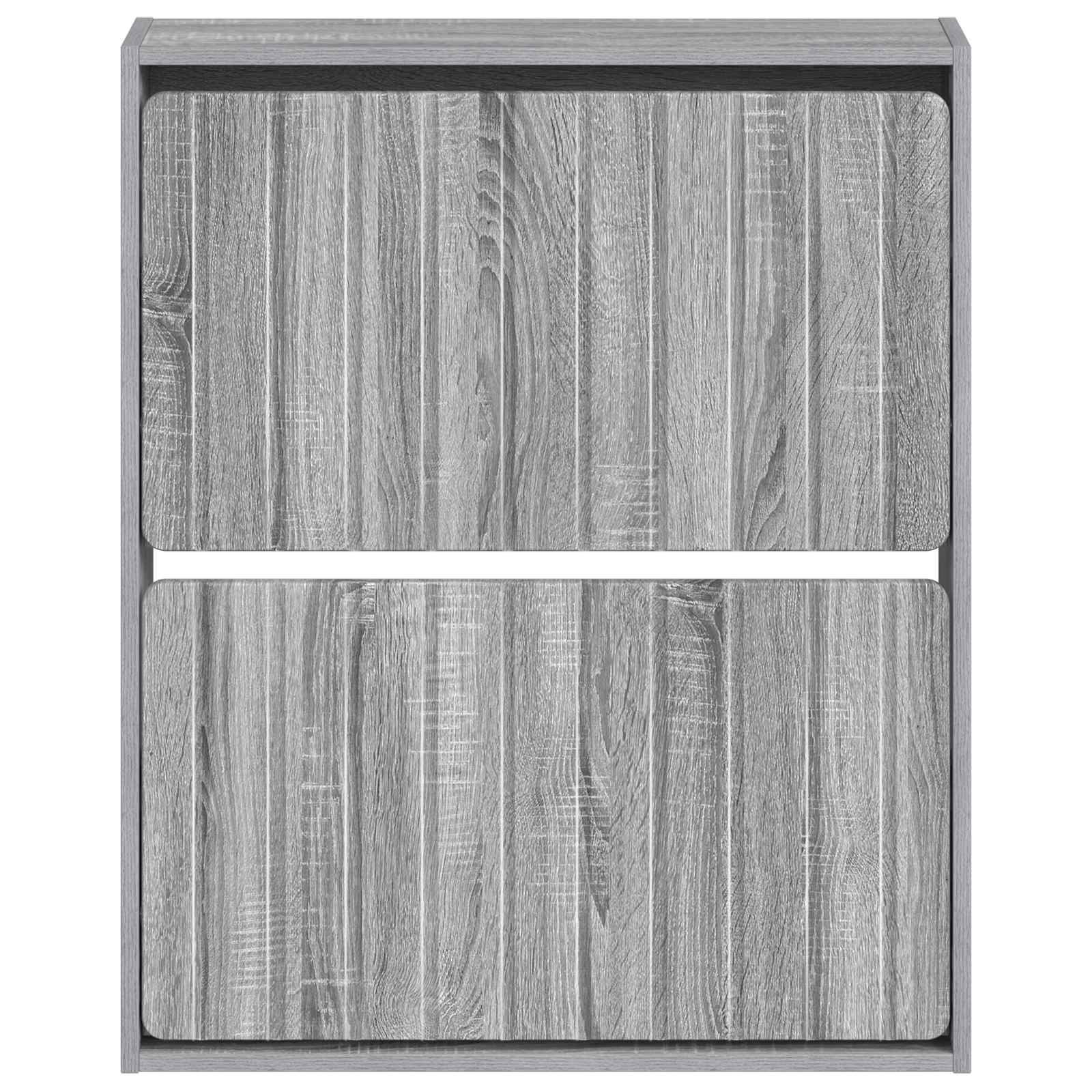 Τοίχου Ντουλάπα Παπουτσιών ZWOLLE 71 x 17 x 86 εκ. Γκρι Sonoma - Pakobazaar