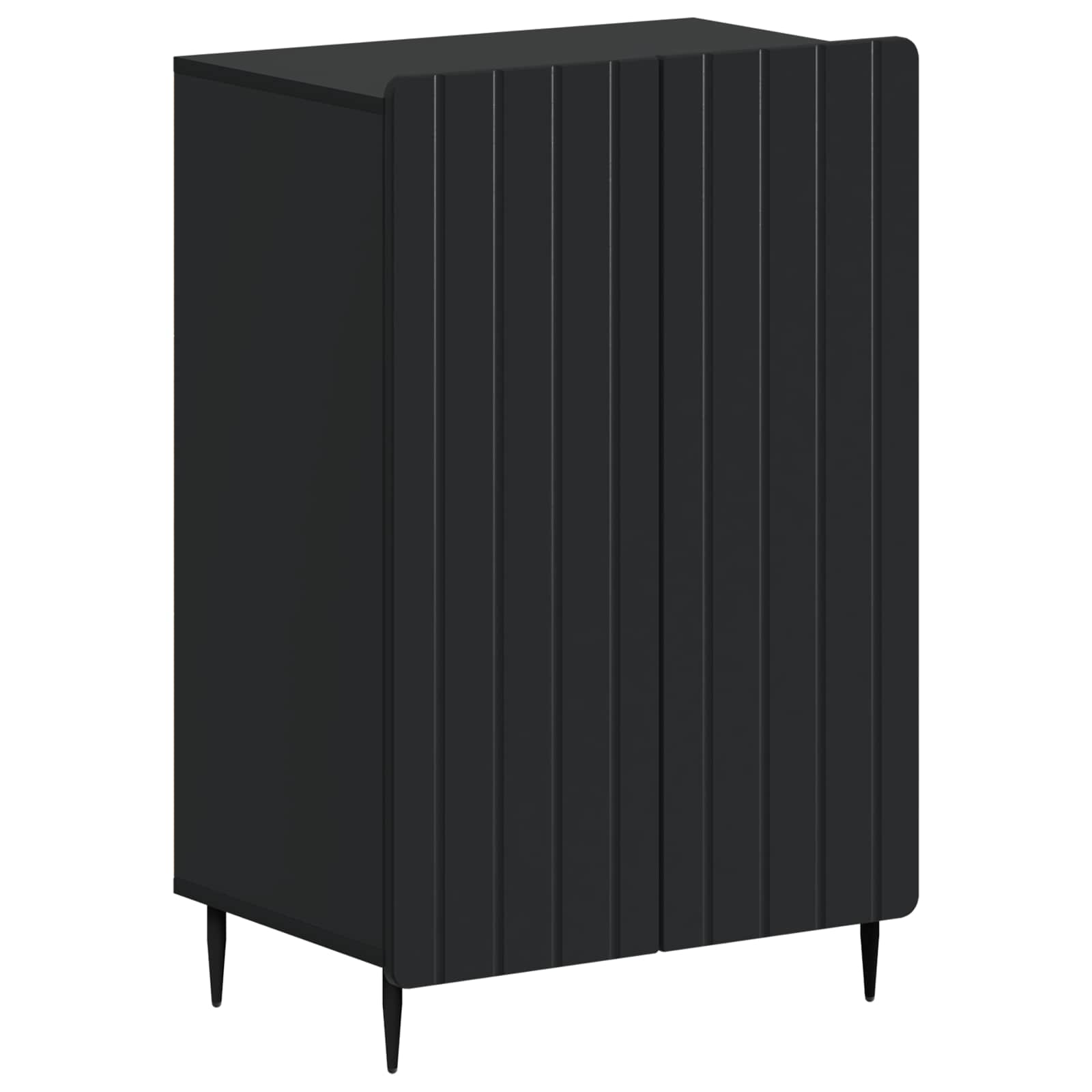 Ντουλάπα Παπουτσιών ZWOLLE 59,5 x 39,5 x 91,5 εκ. Μαύρο - Pakobazaar