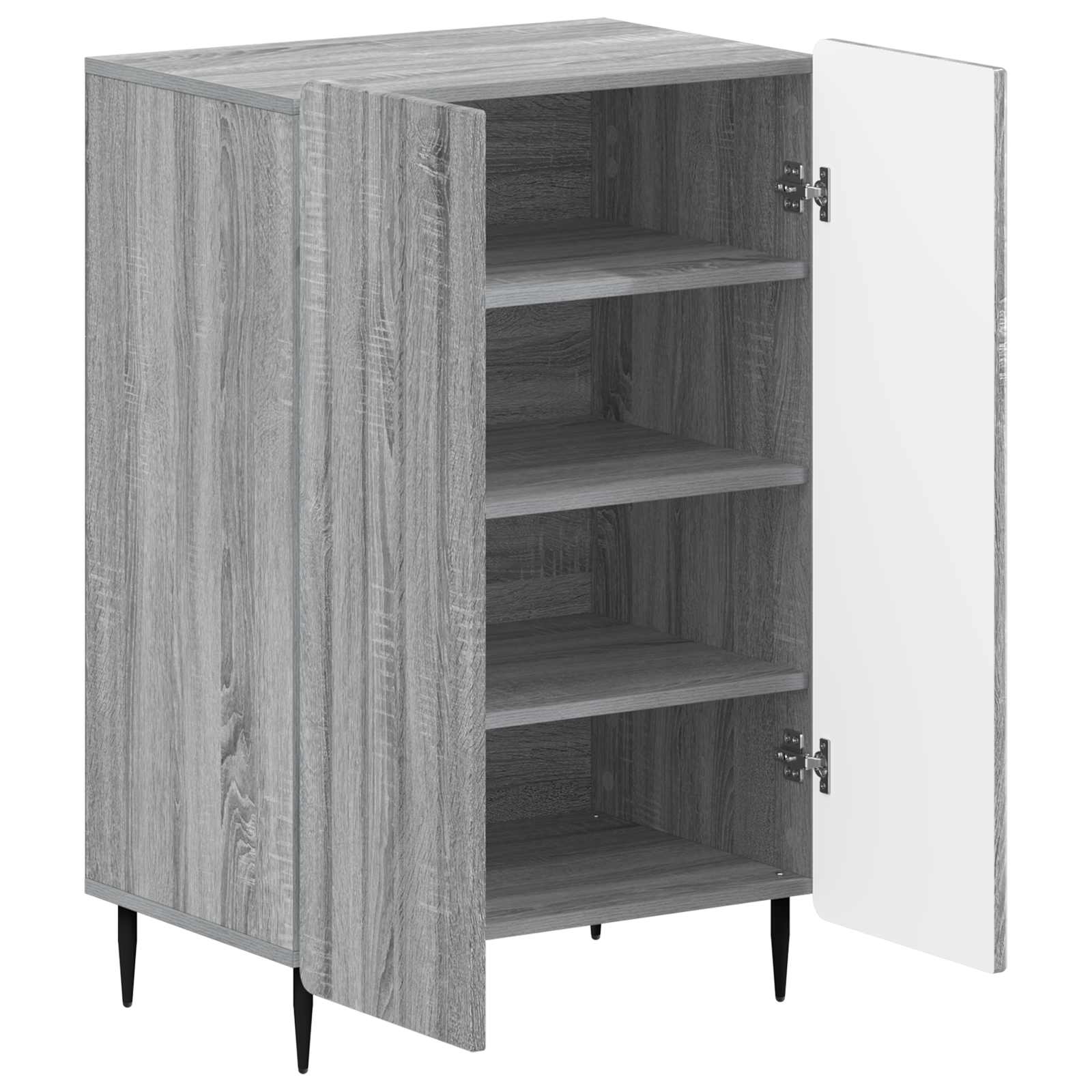 Ντουλάπα Παπουτσιών ZWOLLE 59,5 x 39,5 x 91,5 εκ. Γκρι Sonoma - Pakobazaar