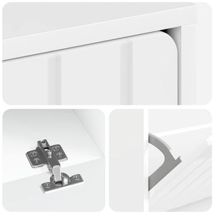 Ντουλάπα Παπουτσιών ZWOLLE 78 x 24 x 103 εκ. Επεξεργασμένο Ξύλο - Pakobazaar