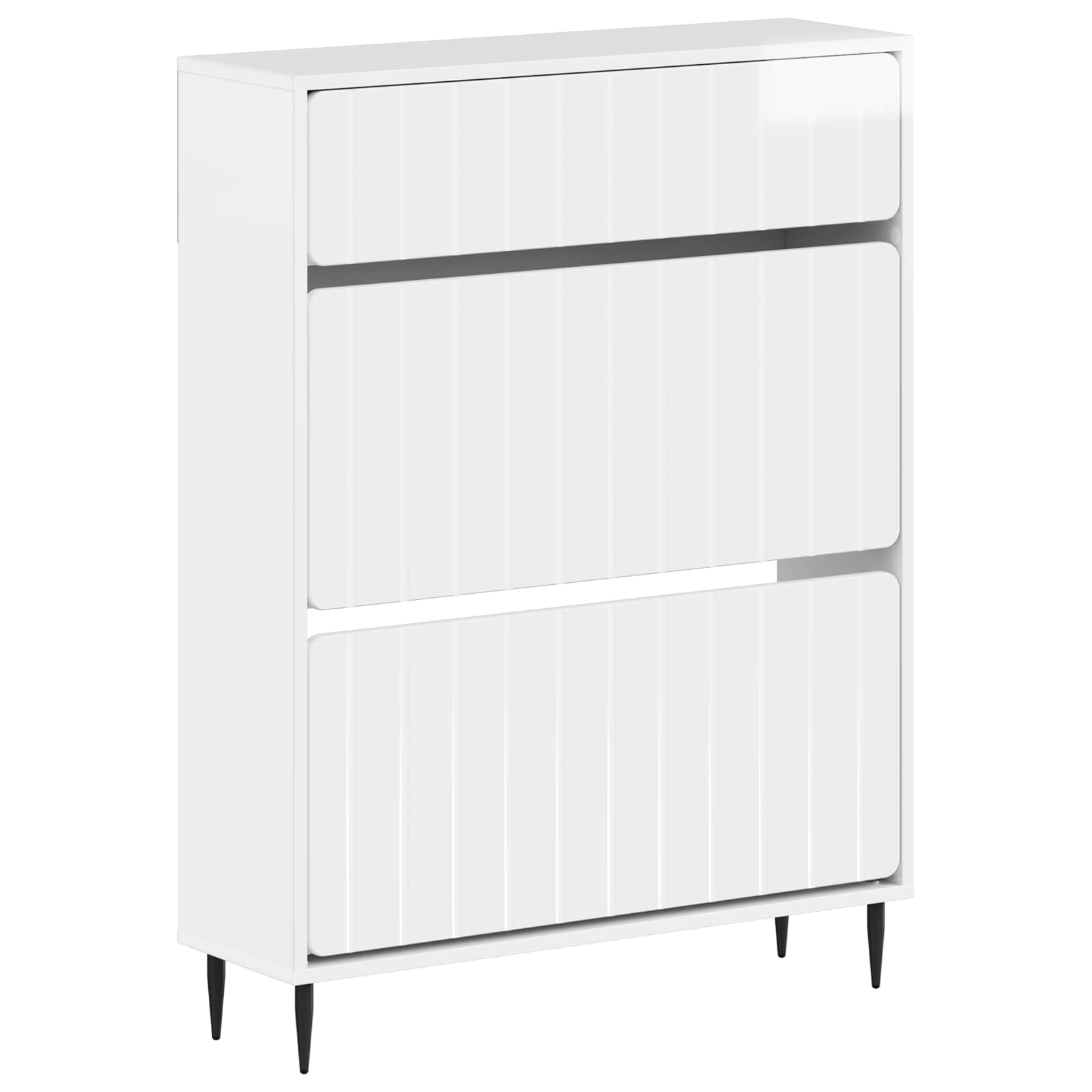 Ντουλάπα Παπουτσιών ZWOLLE 78 x 24 x 103 εκ. Επεξεργασμένο Ξύλο - Pakobazaar