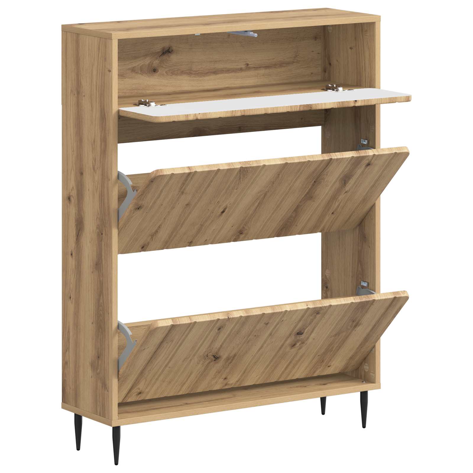 Ντουλάπα Παπουτσιών ZWOLLE 78 x 24 x 103 εκ. Επεξεργασμένο Ξύλο - Pakobazaar
