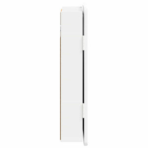 Ντουλάπα Πινάκων Βελών ZWOLLE Λευκό 52,5 x 10,5 x 57,5 εκ - Pakobazaar