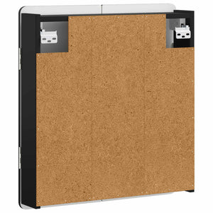 Ντουλάπα Πινάκων Βελών ZWOLLE Μαύρο 52,5 x 10,5 x 57,5 εκ - Pakobazaar