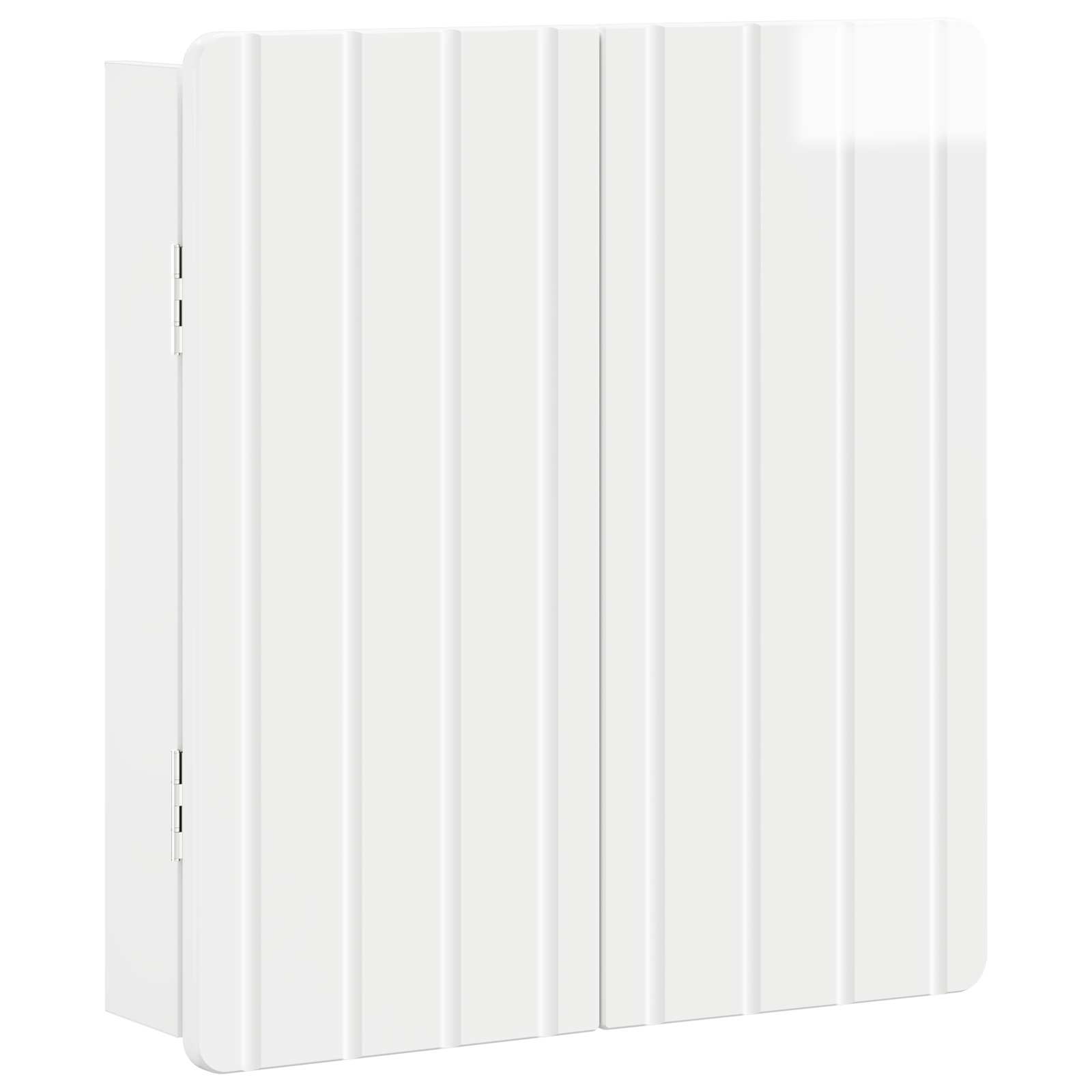 Ντουλάπα Πινάκων Βελών ZWOLLE Γυαλιστερό Λευκό - Pakobazaar