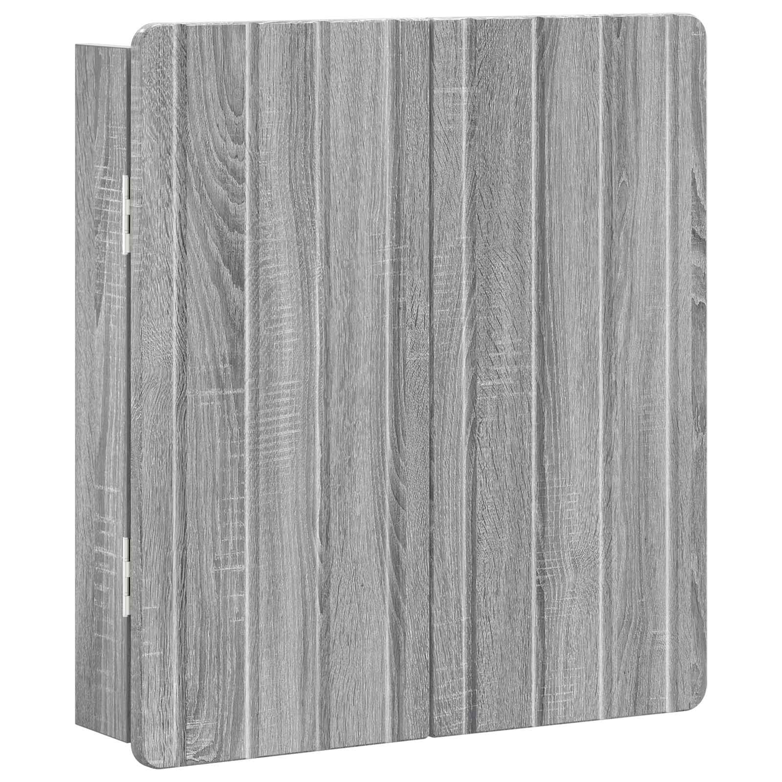Ντουλάπα Πινάκων Βελών ZWOLLE Γκρι Sonoma 52,5 x 10,5 x 57,5 εκ - Pakobazaar