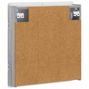 Ντουλάπα Πινάκων Βελών ZWOLLE Γκρι Sonoma 52,5 x 10,5 x 57,5 εκ - Pakobazaar
